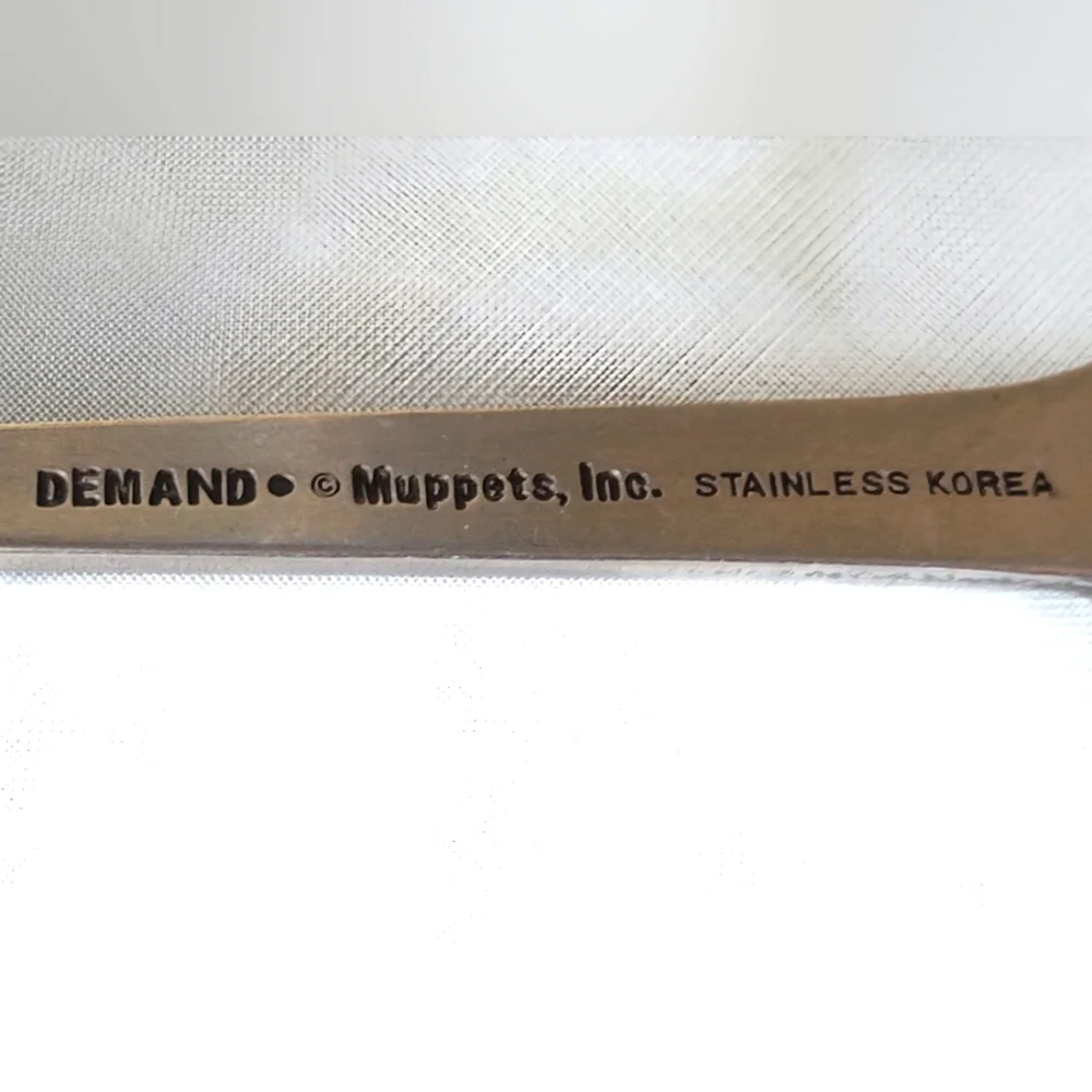 Vintage Rare !Muppets Big Bird Spoon Demand Stainless Korea